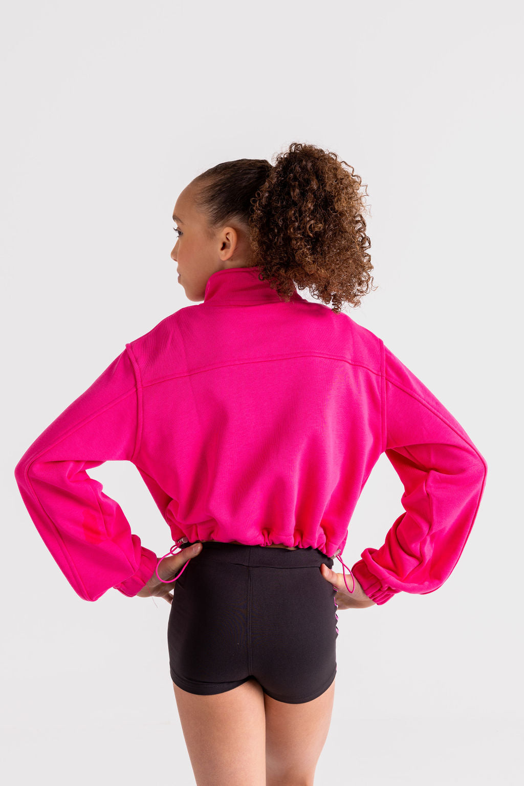 Athletic Club Full-Zip Cropped Jacket